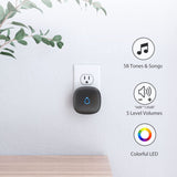 Door Chime, METAK Wireless Door Open Contact Sensor Alarm with 500 FT Range, 58 Chimes and 5 Volume Levels for Business/Store/Home/Office When Entering, 3 Transmitter + 2 Plug-in Receiver