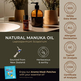 Gya Labs Manuka Essential Oil for Skin - 0.34 Fl Oz - 100% Pure Natural Manuka Oils for Skin, Nails, Candle Making & Aromatherapy - Herbaceous & Earthy Scent