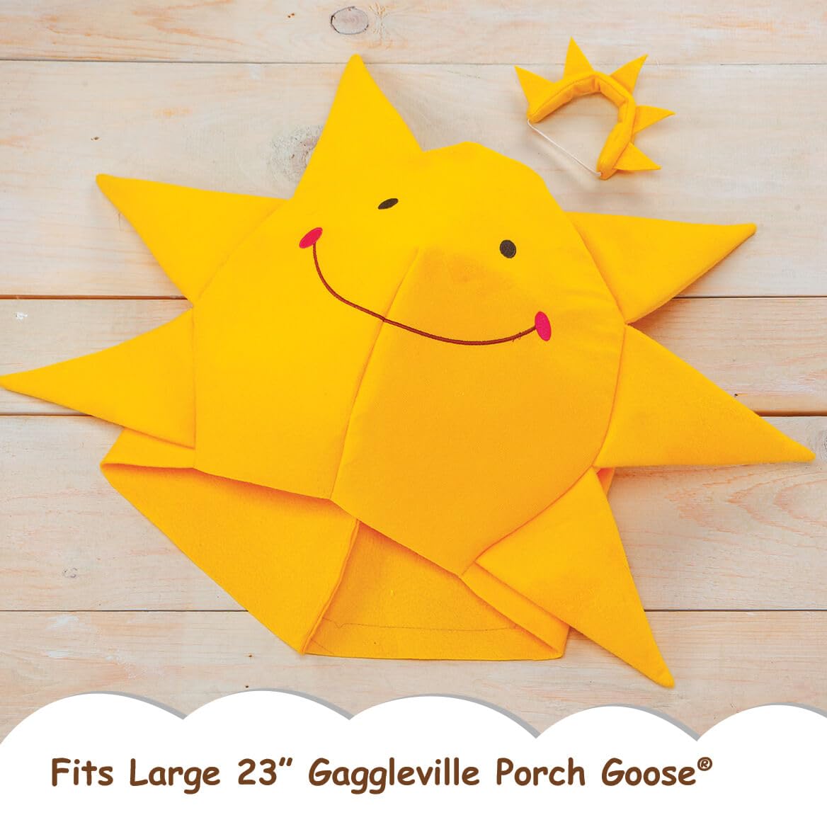 Gaggleville Sun Goose Outfit, Fits Large 23" H Statue, by Fox Valley Traders
