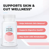 Nature’s NutriWave PrimeBiome Probiotic Gummies – Plant-Based Blend with Inulin, Lion’s Mane, Ginger & More– Non-GMO, No Stimulants, GMP Certified – 30 Gummies, 1 Month Supply
