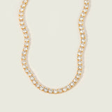 MEVECCO Anklet for Women Gold Tennis Chain Round Zirconia Cut Faux Diamond 14K Gold Plated Dainty Chain Boho Beach Summer Simple Foot Jewelry Ankle Bracelet