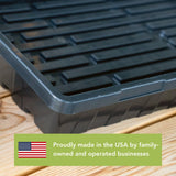 Bootstrap Farmer 1020 Trays (10-Pack), Heavy Duty No-Hole Flats for Microgreens, Fodder & Seedling Propagation - 1.8mm Thick Reusable Plastic