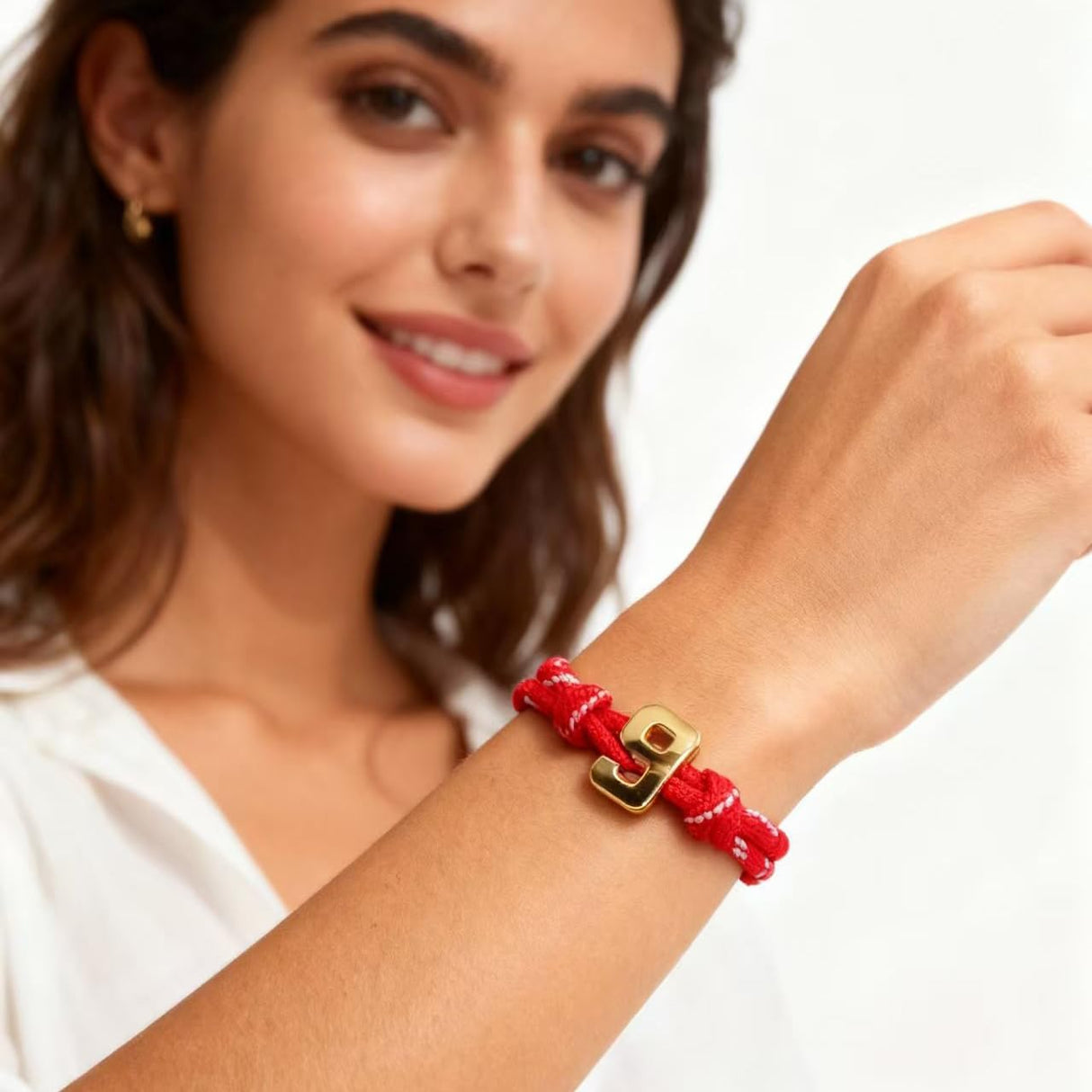 SHXLONG Custom Bubble Number Bracelet, Personalized Woven Number Bracelets for Women, Colorful Handmade Rope Knotty Gift for Mom, Daughter, Wife, Best Friends