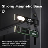 WARSUN T7 Rechargeable EDC Flashlight 2 Pack, Slim Pocket Flashlight with USB-C Charging, Clip & Magnetic Base, Lightweight Portable LED Work Light for Everyday Carry, Camping & Emergency