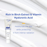Birch Juice Moisturizing Sunscreen (SPF50+ PA++++) | A moisturizing sunscreen, No White Cast, Strong UV Protection, Moist Essence Type, Ocean Friendly-Reef Safe (1.69fl.oz) 100% （2pcs）