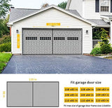 LIAMST Garage Door Screen for 9x7FT,1 Car Garage Doors- Reinforced Fiberglass Door Screen,Stronger High Energy Magnets ， Magnetic Screen Door