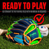 Franklin Sports Kids Baseball Glove + Ball Sets - Meshtek Youth Teeball Gloves for Kids + Toddlers - Left + Right Hand Throw Mitts + Glove Sets with Foam Balls - Boys + Girls Gloves - 9.5" Inch