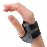 Velpeau CMC Joint Thumb Arthritis Support Brace - Soft & Hard Plastic Compose - with Thumb Compression Sleeve, Stabilizes Thumb CMC Joint Without Limiting Hand Function (Black, Right - Medium)