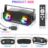 Disco Lights Disco Ball, Sound Activated Party Light with Roating Disco Ball,Star Projector,Ocean Light and Laser Lights for Party DJ KTV Club Wedding Festivals Stage Dancing Christmas