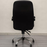 Melaluxe Office Chair Cover with Arm Covers - Universal Stretch Desk Chair Cover, Computer Chair Slipcovers (Size: L) - Black