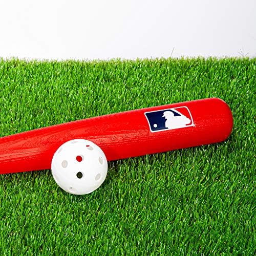 Franklin Sports MLB Kids Baseball Bat and Ball Set - Lightweight 30" Youth Plastic Bat - Multiple Colors