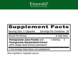 Emerald Labs Pomegranate Extract - Pomegranate Extract (40% Ellagic Acid) & Pomegranate Juice Powder for Immune Response & Heart Support* - 60 Vegetable Capsules (30-Day Supply)