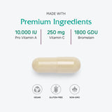 Vitanica Opti-Recovery, Pre & Post Surgery Support, Wound Care, BBL, Tummy Tuck, C Section & Postpartum Vitamin Essentials Healing Support, Scar, Shoulder, Hysterectomy, Breast & Lipo, Vegan, 60 Caps