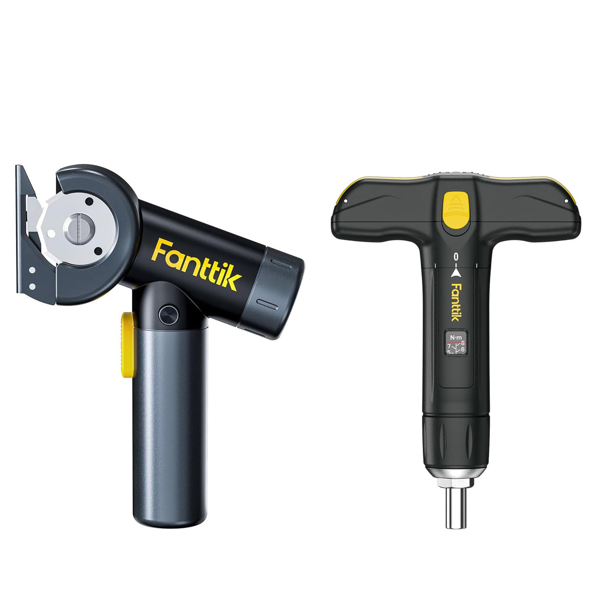 Fanttik C8 Nano Cordless Electric Scissors with LED Display & TS2 PRO Torque Screwdriver Wrench Set