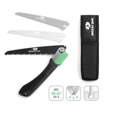 MOSSY OAK 3 in 1 Folding Saw, Pruning Hand Saw with Wood