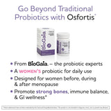 BioGaia Osfortis, Women’s Probiotic for Strong Bones, Immune Balance & GI Wellness, Contains L. reuteri 6475, 60 Capsules, 1 Pack