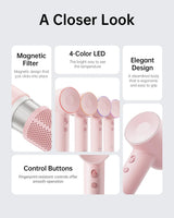 Laifen Hair Dryer SE, 200 Million Negative Ionic Blow Dryer with 105,000 RPM Brushless Motor 1400W Powerful Fast Drying High-Speed Low Noise Hairdryer with Magnetic Attachments