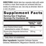 Body Gold Venastat - Leg Vein Support Supplements, Circulation Supplements with Horse Chestnut & Diosmin for Men & Women, Healthy Blood Flow - 105 Veggie Capsules