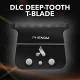 Andis 562310 Phenom Professional Cord/Cordless Lithium-ion Electric Beard & Hair Trimmer with Charging Stand, Gold