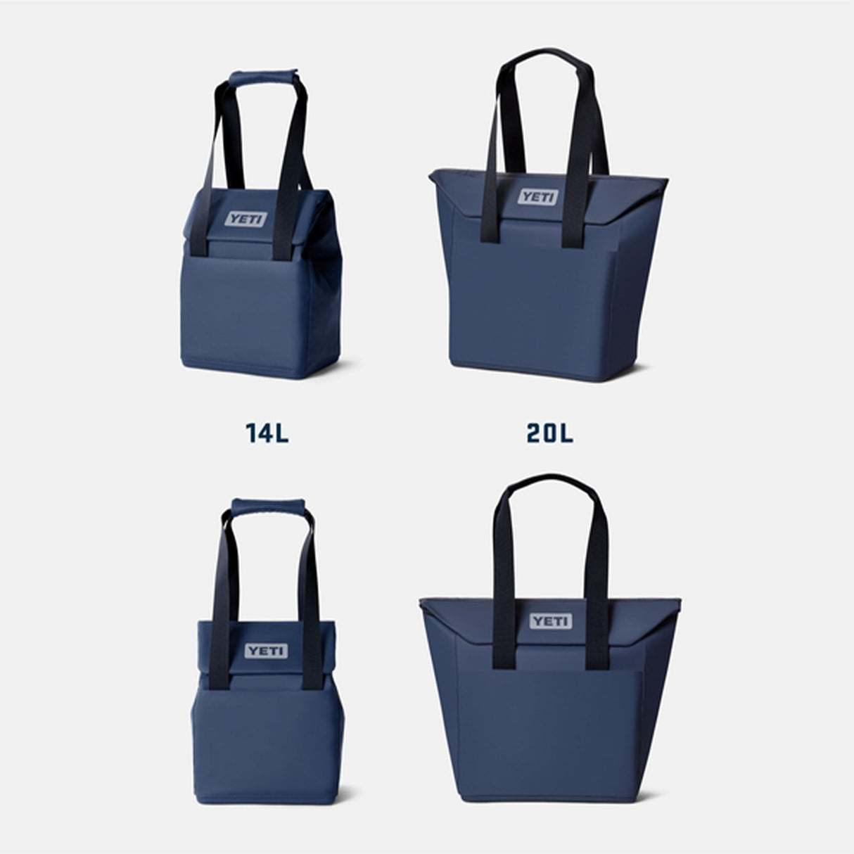 YETI Daytrip 20L Insulated Soft Cooler Tote Bag, ColdCell Flex Insulation, MagSnap Closure, External Pockets, Food Safe Lining, Classic Navy