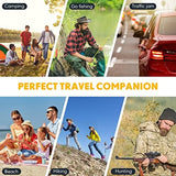 Glenmal 5 Gallon Bucket Toilet Seat with Lid Camping Bucket Toilet Seat with Bags Portable Emergency Lid for Adults Outdoor Luggable Cover for 5 Gallon Accessories