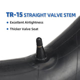 GICOOL 4.00-19 5.00-19 Butyl Inner Tubes, TR15 Valve Stem, 2 Pack