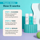 Proactiv Solution Acne Treatment Kit, Original 3-Step Face Routine, 30-Day