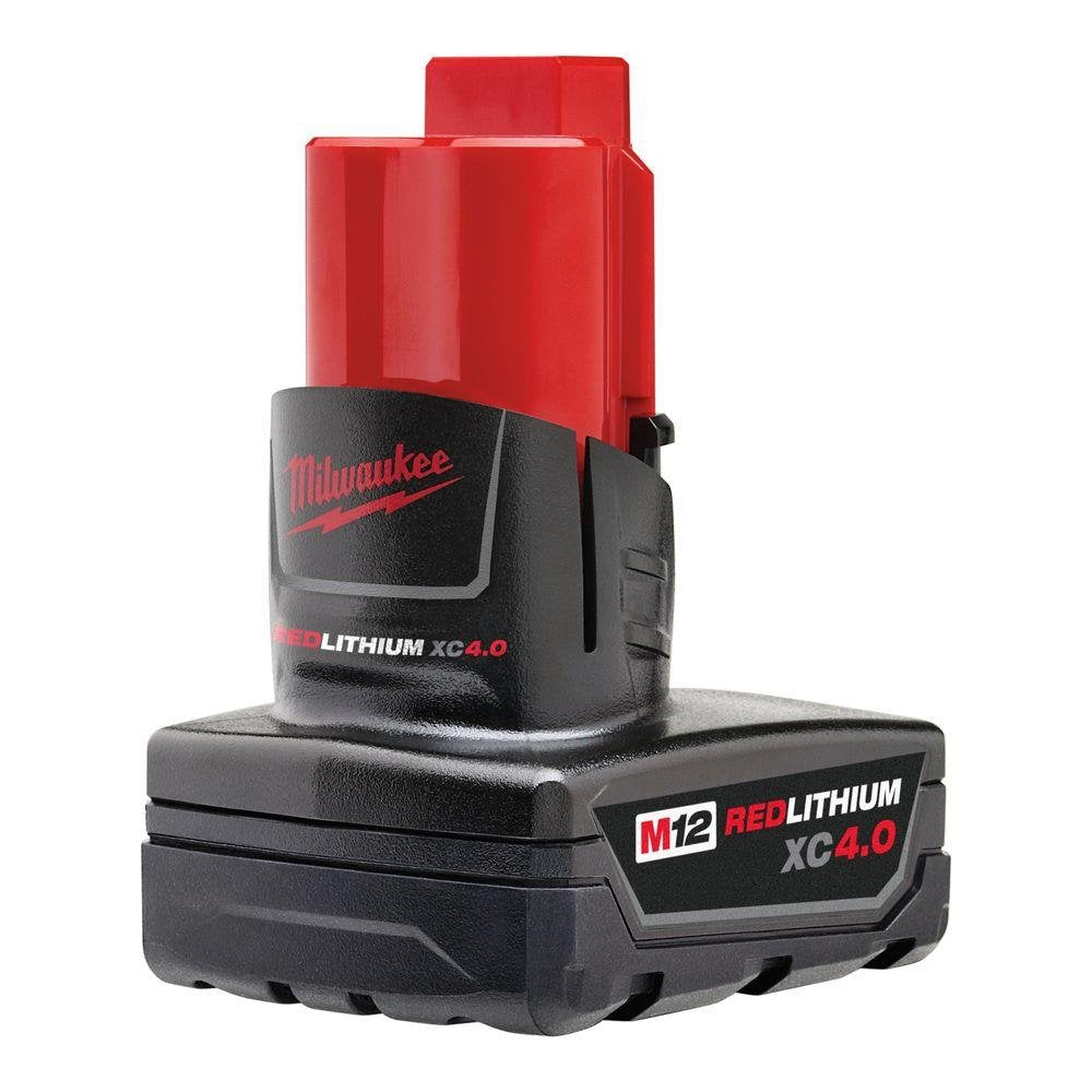 Milwaukee Genuine 48-11-2440 New M12 12v Red Lithium XC 4.0 Ah Battery