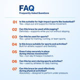 Modvel Foot & Ankle Brace Socks for Sprained Ankle Compression Sleeve - Plantar Fasciitis Relief Brace, Foot Support for pain Women & Men - Tendonitis & Arthritis Feet Sleeve, Stabilizing Ankles Wrap