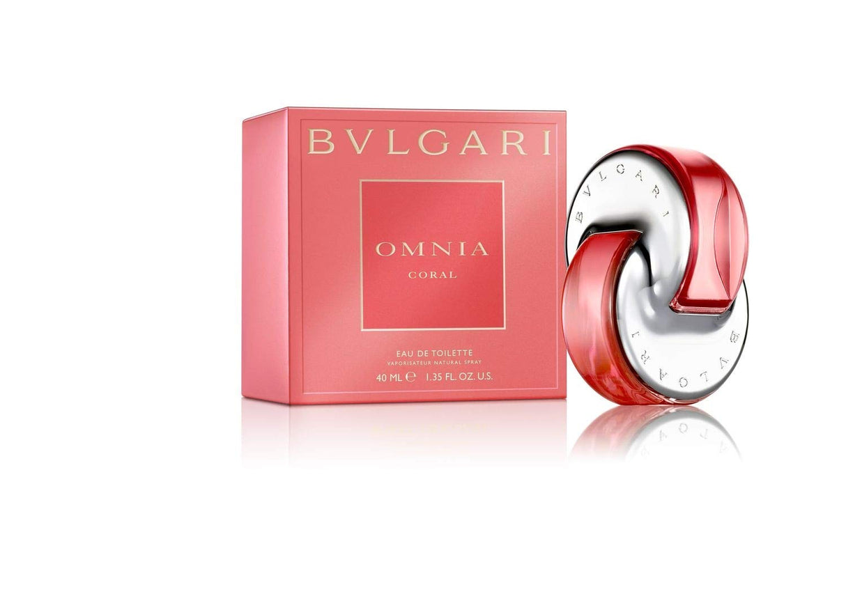 Bvlgari Omnia Coral Eau De Toilette Spray for Women, 1.35 Ounce