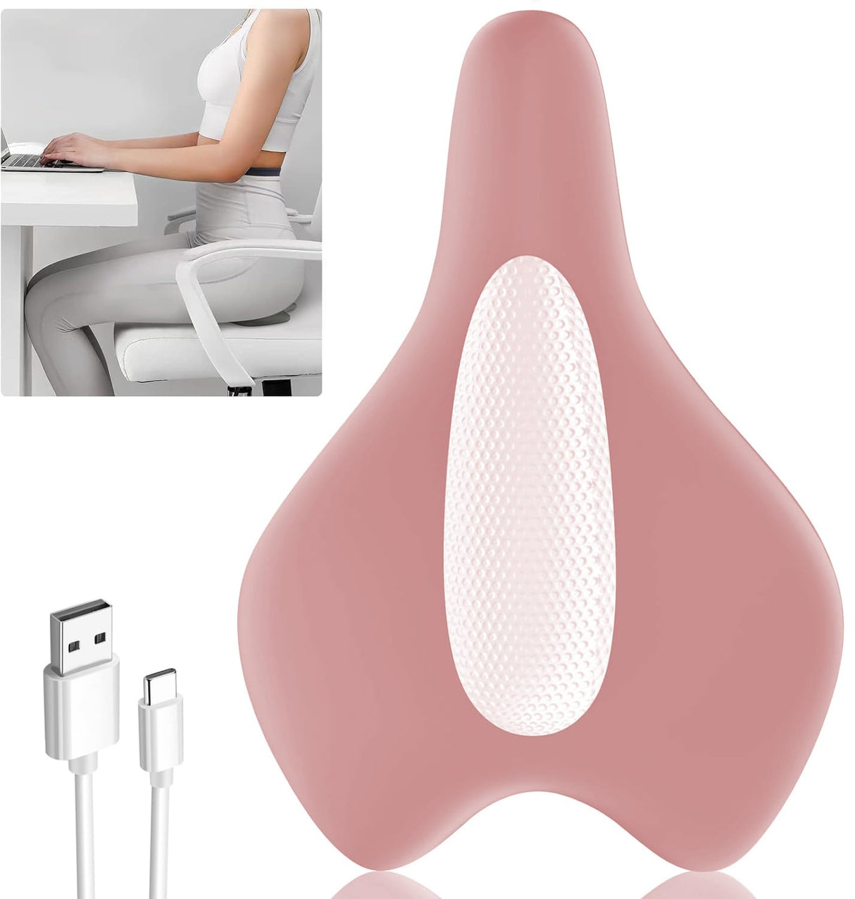 Kegel Exercise for Women&Strengthening Muscle Control Training, Suitable for Both Men and Women, Muscle Endurance Recovery and Relaxation (Pink)
