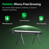 VIVOSUN LumaRay Under Canopy Grow Light, Full Spectrum Dimmable LED Grow Lights for Grow Tents, Greenhouses, SGS Compatible, 100W, 3.28 ft, 1 Pack