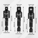 GRENPRO 19 Pcs Flexible Drill Bit Extension Kit, Includes 2 Pcs 105° Right Angle Drill Attachment, 3 Pcs Rotatable Socket Adapter, 10+2 Pcs Screwdriver Bits & Bendable Extension for Tight Spaces