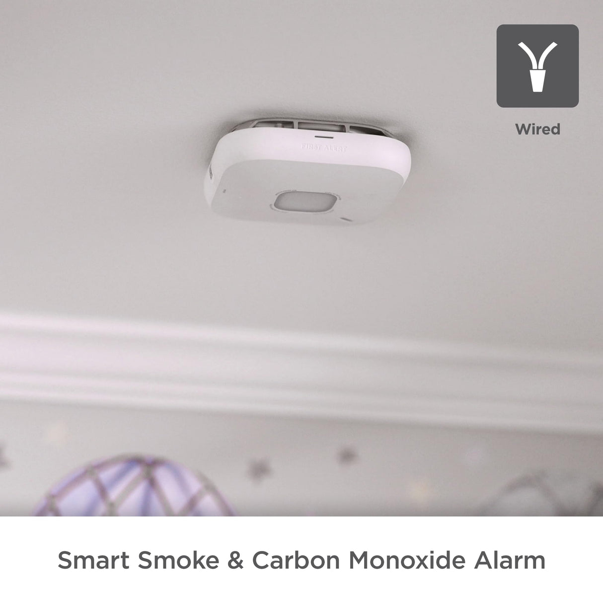 First Alert SC5 Hardwire Smart Smoke & Carbon Monoxide Alarm, SMCO600NV-AC, 1-Pack