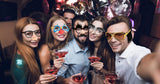 Ocean Line Funny Disguise Glasses, 6 Pairs for Halloween Photo Booth Props