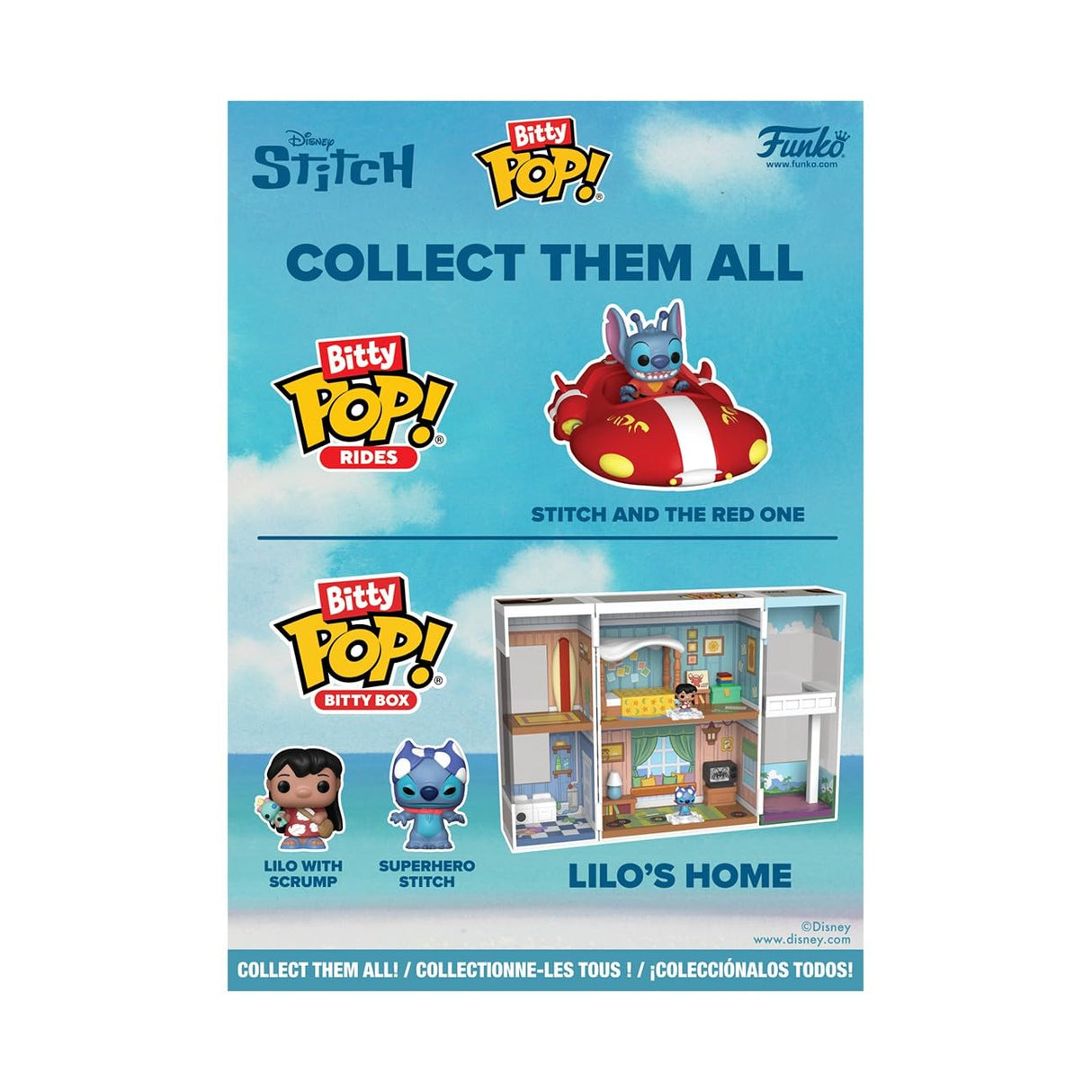 Funko Pop! Bitty Countdown Calendar: Stitch Holiday - 24 Days of Surprises - Collectible Vinyl Mini Figures - Mystery Box - Gift Idea - Holiday Present for Kids - Christmas or Birthday Countdown