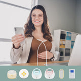 TOVVILD Breast Pump Milk Collection Cup - Compatible with Spectra S1/S2/S9, Not Original Accessories, Replace Breast Pump Kits, 24mm Flange Milk Collector Cup Tubing Parts