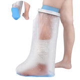 DNEOUXI Waterproof Cast Covers for Shower Leg Adult, Cast Cover for Leg with Non-Slip Bottom, Watertight Leg Cast Protector for Knee Shank Foot Ankle Surgery Dressing Wound, Reusable