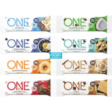 ONE Protein Bars, Sampler Variety Pack, Gluten Free with 20g Protein and 1g Sugar, Pantry Staples, 2.12 oz (8 Count)