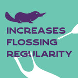 Platypus Orthodontic Flossers for Braces, 40 Count (Pack of 3), Ortho Picks for Adults & Kids, Fits Under Arch Wire, Non-Damaging, Encourage Flossing Habits