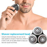 3 Pieces Replacement Shaving Head for Philips Norelco SH90/62 Series 9000 Series 8000 SensoTouch 3D S9721 S8950 S9000 S9311 S9321 S9511 S9531