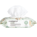 The Honest Company Clean Conscious Multi-Use Wipes | Hypoallergenic + Unscented for Sensitive Skin | Over 99% Water, Compostable, Plant Based, Baby Wipes | Rose Blossom, 288 Count