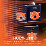 Franklin Sports NCAA College Team Fabric Storage Cubes Made to Fit Storage Bin Organizers
