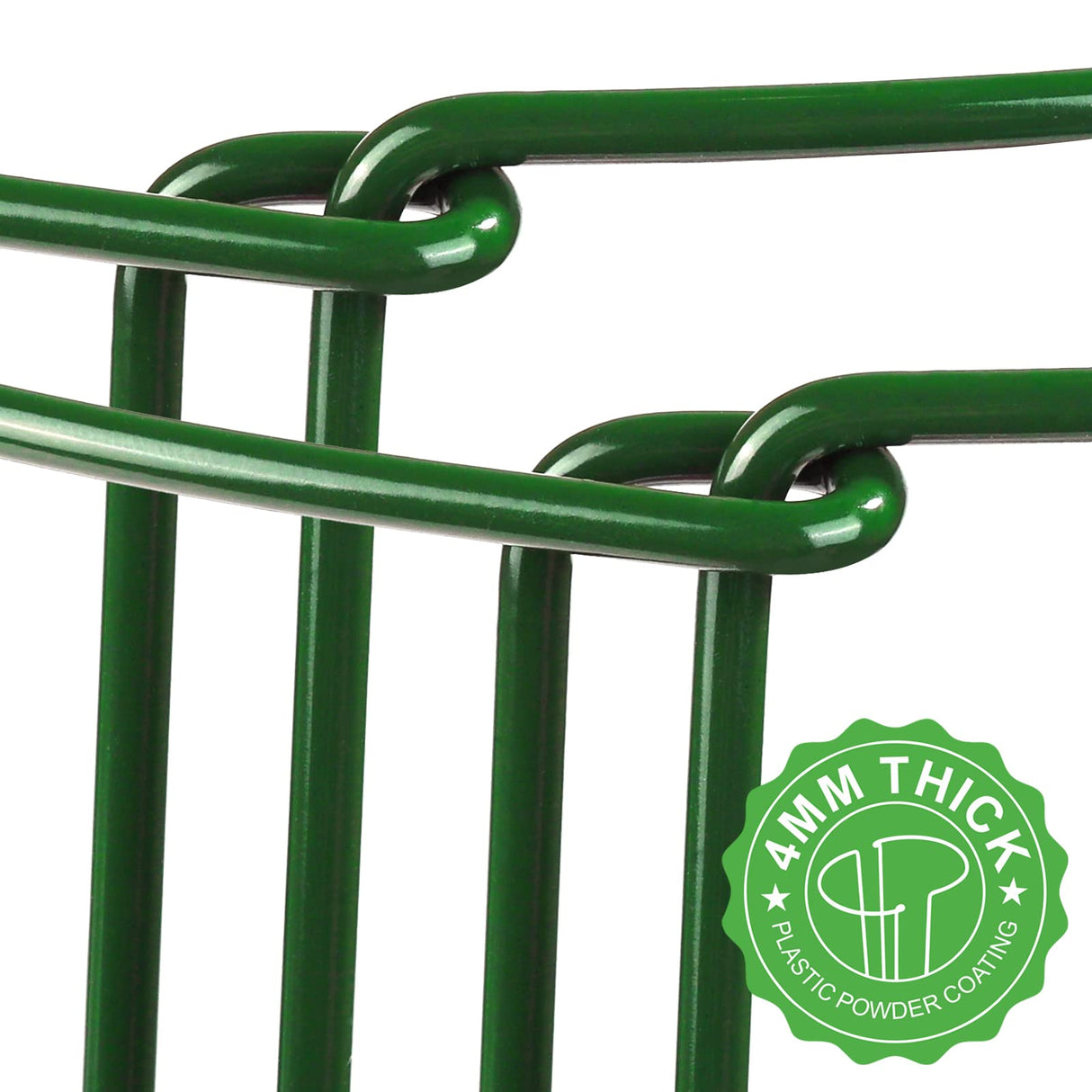 LEOBRO Plant Support Plant Stakes, 12pcs Peony Cages and Supports, Metal Garden Stakes Plant Supports, Plant Support Stakes, for Peony, Tomato, Hydrangea, Indoor Outdoor Plants, 10" W x 15.8" H