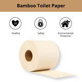 Elvissmart Bamboo Toilet Tissue, 3-Ply, 250 Sheets per Roll, Pack of 40 – Strong and Flexible, Tree-Free, Septic Safe, Natural and Gentle for Comfortable Daily Use