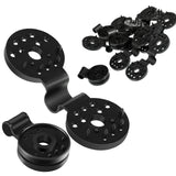 Maitys 100 Pcs Shade Cloth Clips Sunscreen Net Clips Black Plastic Sunshade Clip Greenhouse Shade Cloth Fix Clamp for Anti Bird Netting Garden Netting Patio Agricultural UV Resistant Accessories