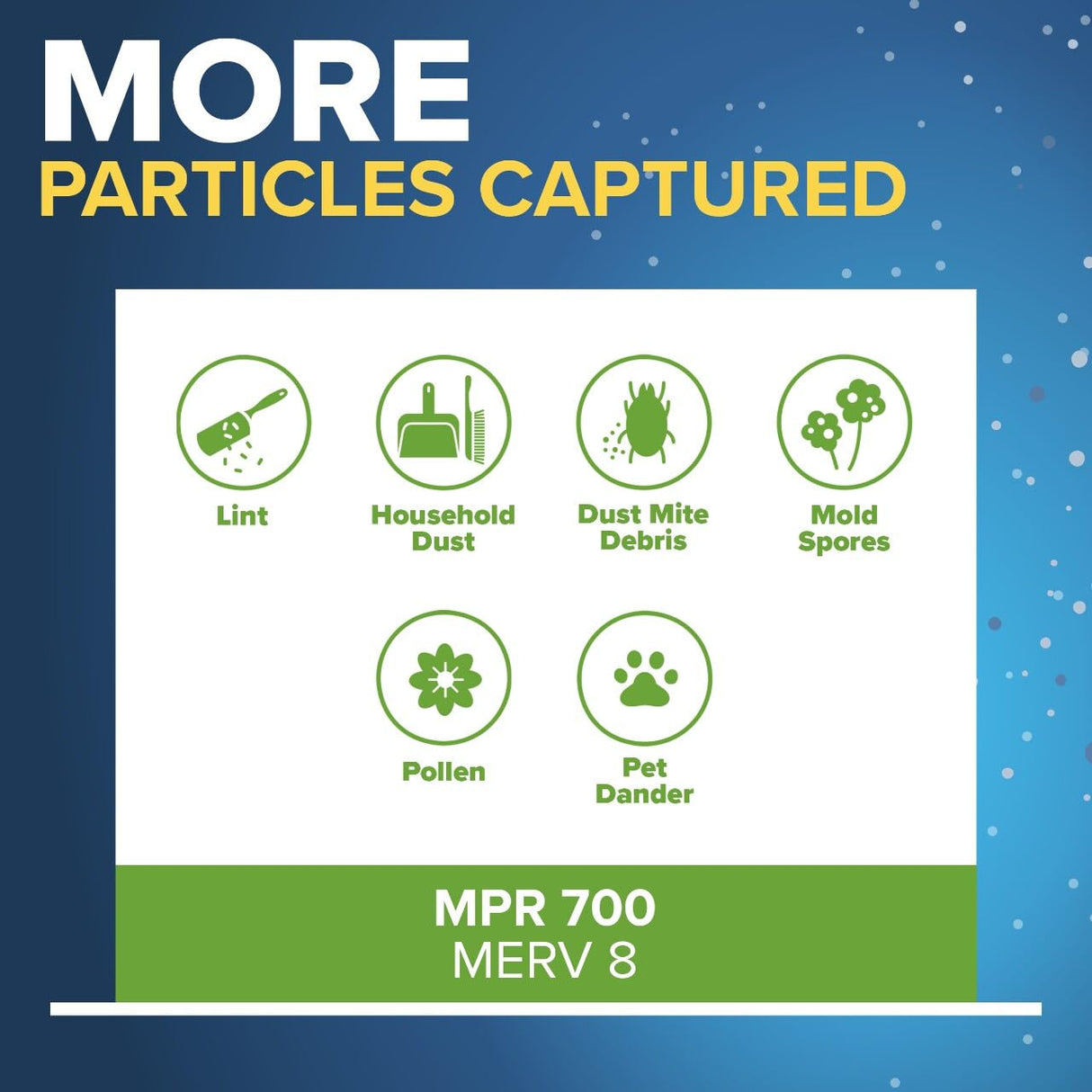 Filtrete 18x30x1 AC Furnace Air Filter, MPR 700, MERV 8, Tough on Pollen, Easy on Airflow, 3-Month Pleated 1-Inch Electrostatic Air Cleaning Filter, 2-Pack (Actual Size 17.81 x 29.81 x 0.81 in)