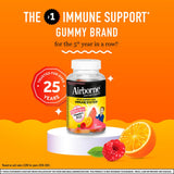 Airborne 750mg Vitamin C Immune Support Supplement Gummies for Adults, Assorted Fruit Flavor, Gluten Free Crafted Blend with Powerful Antioxidants Vitamins A C & E, 42 Gummies (3 Pack)