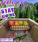 2-Pack Basket for YETI Tundra Haul, Double Rack for Storage, Dry-Goods Basket for YETI Wheeled Coolers (Cooler NOT Included)