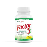 Factor 5 Med Free Living Advanced Joint Health Supplement. with Turmeric, Stinging Nettle, Horsetail, Garlic and Celery Seed, Supports Joint Comfort, Mobility and Strength (60 Count)